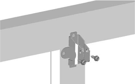 Place the Opener on carton to prevent damage. 2. Align the mounting hole on the header rail to the mounting hole on the Header Bracket. 3.