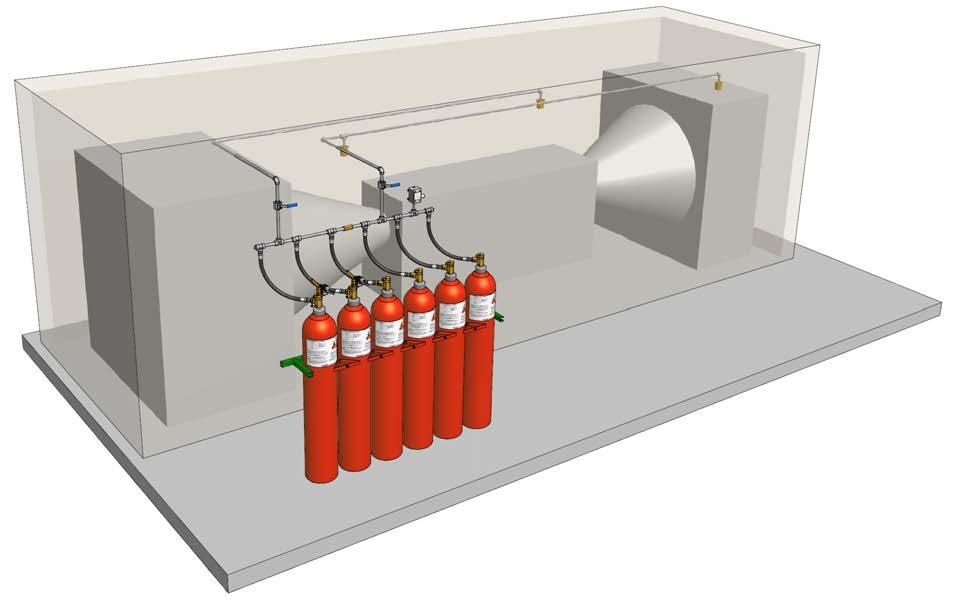 HPCO 2 Fire Extinguishing System The Janus Fire Systems HPCO 2 Fire Extinguishing System utilizes highly pressurized carbon dioxide as the extinguishing medium.