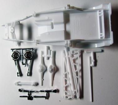 Pic 7 shows the chassis and rear suspension assembly.