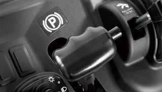 Power Steering Responsive hydrostatic power steering gives you the control