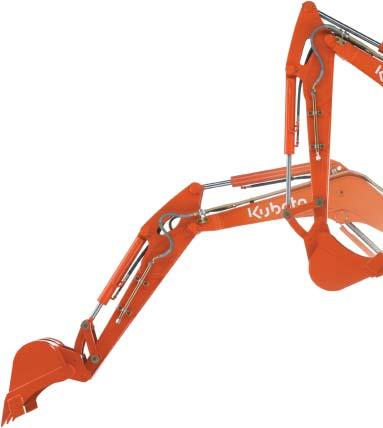 That s because the KX61-3 delivers the largest digging depth and reach of all mini-excavators with a long arm in its weight category.