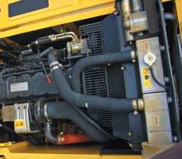 Easy maintenance MAINTENANCE FEATURES Komatsu designed the to have easy service access. By doing this, routine maintenance and servicing are less likely to be skipped.