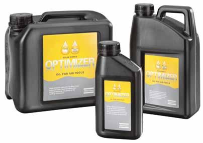 Optimizer Air Tool Oil OPTIMIZER AIR TOOL OIL Atlas Copco Optimizer air tool oil is a white, oil based lubricant for pneumatic tools.
