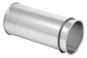 part number for galvanized. Add -200000 to part number for stainless steel GAUGE A (in) GALV.
