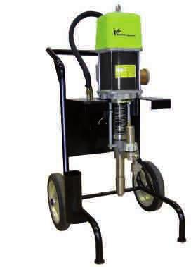 Airless spraying & equipment AiRlESS pumps AirlESS 53C120 paint pump - stainless steel 1 AiRlESS unit especially designed for industrial coating applications. ideal for feeding two guns.