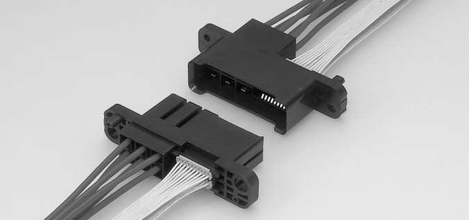 isconnectable rimp style Wire-to-wire connectors Features urability With the bellows type contacts, 2, cycles of mating/unmating is guaranteed.