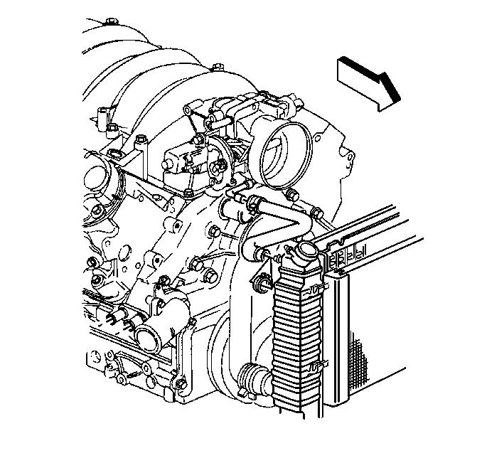 4. Disconnect the throttle position (TP ) sensor and idle air control (IAC) valve harness connectors. 5. Disconnect the coolant hose from the throttle body. 6.