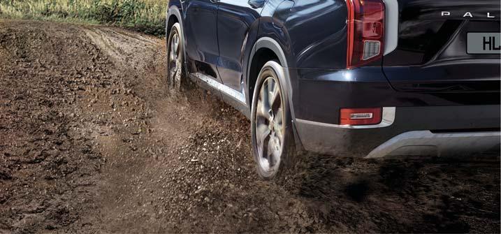 optimal tire traction over different types of rough terrain.