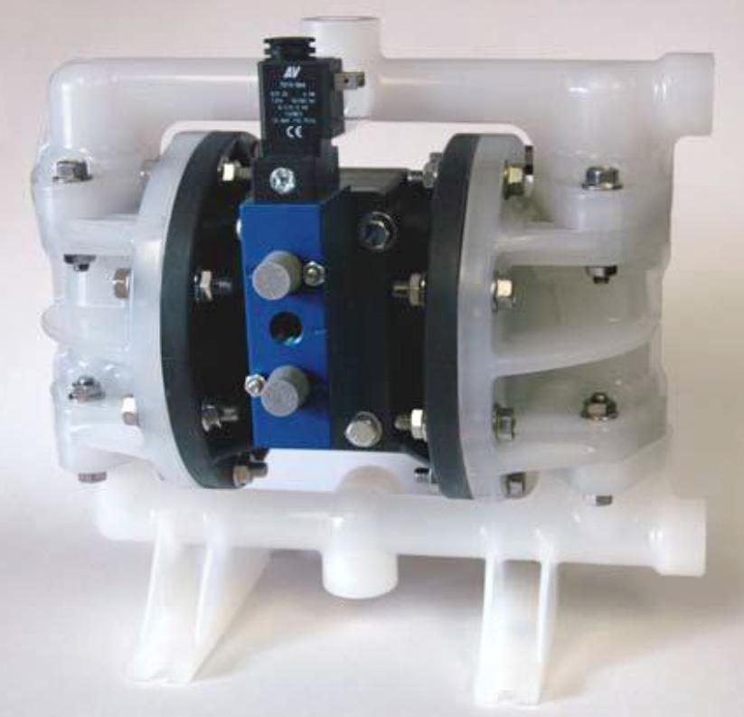 SOLENOID CONTROL FOR AIR OPERATED DOUBLE DIAPHRAGM PUMPS SECTION 9 The Model B2 is a pump controller designed to accurately, simply, economically and independently run a solenoidcontrolled AODD in