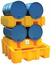 (H) 2 Drum Rack & Spill Container Dimensions of 1350mm (L) x 1375mm (W) x 635mm (H)