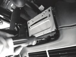 Connect the radio speaker/power connecter to the amplifi er harness and tuck the connecter out of the way so that it