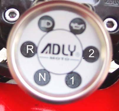 OPERATION LIGHTING INDICATOR(ATV-R) R Reverse N