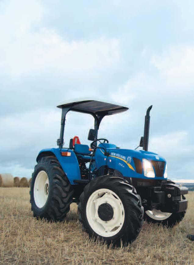 2 3 DESIGNED AROUND YOU New Holland designed and developed the all new TT4 around you, effortlessly combining muscled up performance with plently of new appealing features, giving you, the farmer,