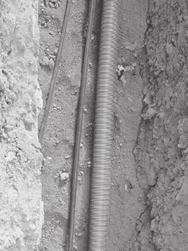 Installation Correct Method Incorrect Method Lay conduit in the trench as straight as possible. Avoid undulations up and down and side to side.