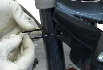 - Attach the headlight housing on the top using the