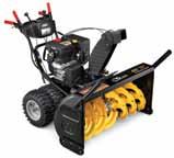 88830 > 9" heavy more than 9 " 30" Craftsman professional 357cc* DUAL-Stage Throw big mounds of heavy, wet snow with 357cc s of power and helpful features to make serious snow throwing a simple task.