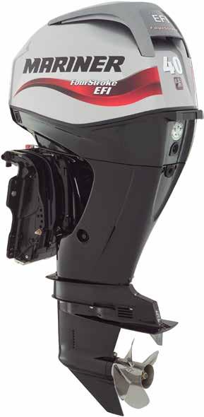 40 hp EFI FourStroke SMOOTH, POWERFUL AND FUEL EFFICIENT With prove electroic fuel ijectio delivery reowed fuel efficiecy ad smooth, quiet operatio, buyig a mid-rage Marier FourStroke meas you re