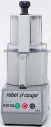 FOOD PROCESSORS : CUTTERS & VEGETABLE SLICERS Complete selection of discs, refer page 18 R 201 XL R 201 XL - R 201 XL Ultra MOTOR BASE Induction Motor Pulse function CUTTER FUNCTION Smooth blade