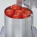 VEGETABLE PREPARATION MACHINES Complete selection of discs, refer page 18 CL 52 Vegetable Preparation Machine Designed to process large amounts of vegetables in no time at all EXTRA PRECISE Extra