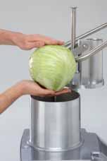 - Ø 9 mm to cut up of small fruits and vegetables such as mushrooms, chillis, strawberries, bananas, grapes, etc. thanks to the Exactitube pusher.
