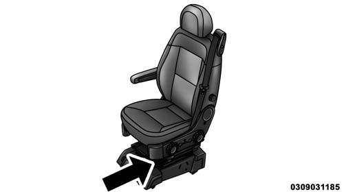 seatback to its normal upright position, lean forward, rotate the knob forward until the seatback is in the upright position.