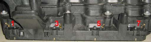 Cut M6x1 thread in these holes. Place the VSI couplings with a lock compound in the inlet manifold.