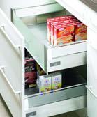 extending pull-out elements or drawers with versatile