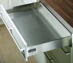 Range summary Double walled drawer system InnoTech i Material/Finish Powder-coated