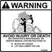 Replace any damaged machine signs