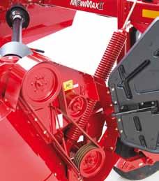 12 13 DISCBINE 313 & 316 CONTINUED THE INDUSTRY S WIDEST CONDITIONING SYSTEMS New Holland s best-in-class WideDry conditioning systems are over 22% wider than the conditioning systems on previous