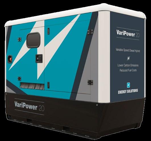 Unlike traditional generators which only run at one speed whatever the load demands, the variable speed generator is flexible and can run at any level between 900 and 2000 rpms; providing just enough