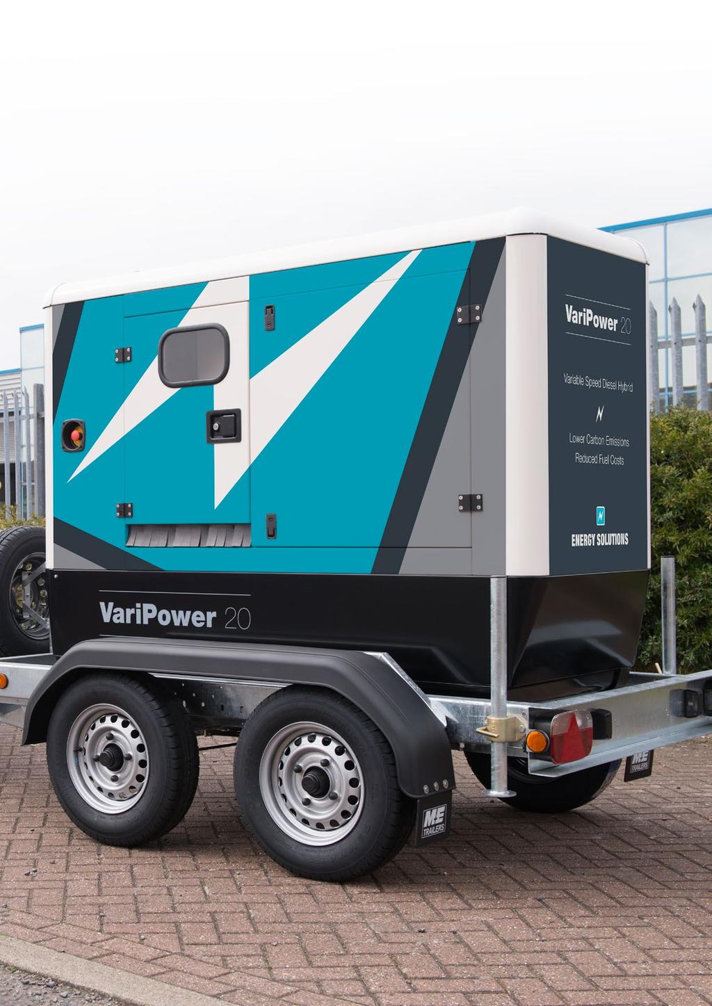 VariPower Mobile Power Solution Transportable Getting power to site in a time of need requires a solution that is easily deployable.