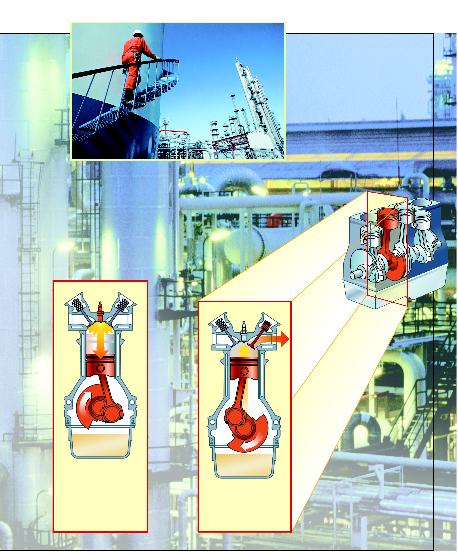 Oil refineries To make gasoline, a refinery separates crude oil into various components.
