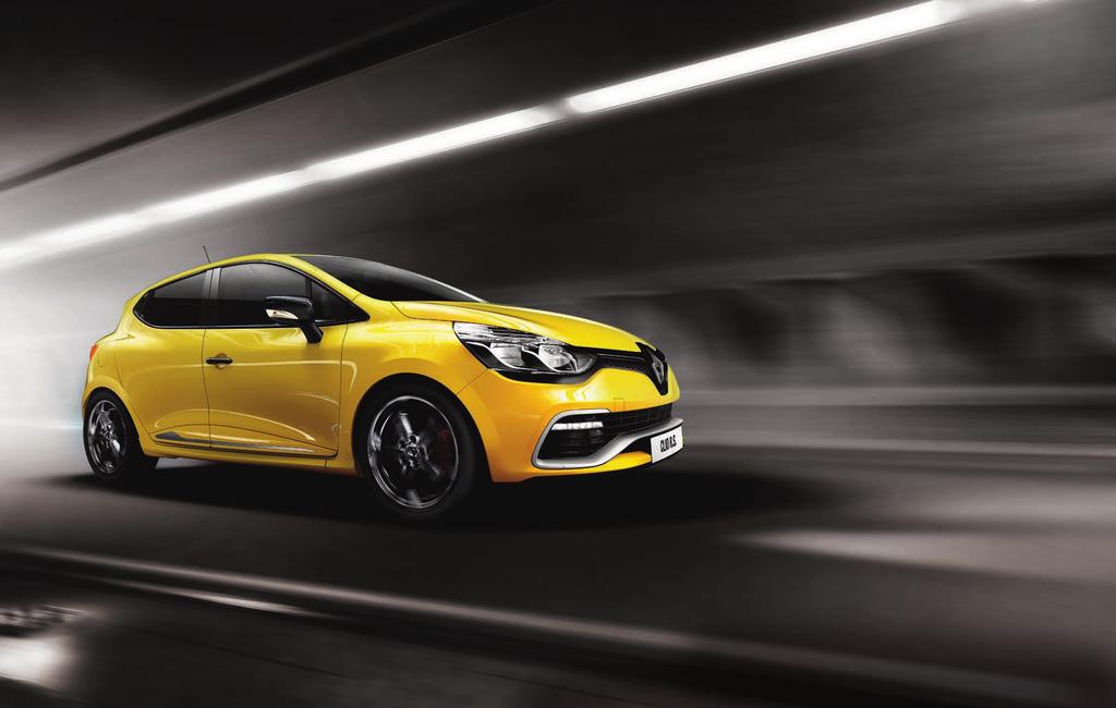 DISTINCTIVE BY DESIGN THE CLIO R.S. 200 EDC COMBINES RENAULT S BOLD NEW DESIGN IDENTITY WITH SLEEK LINES AND DYNAMIC SPORTS STYLING.