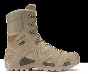 ZEPHYR HI TF MSRP $220 ZEPHYR GTX HI TF MSRP $235 Lightweight, tall desert boot for warm and dry conditions.