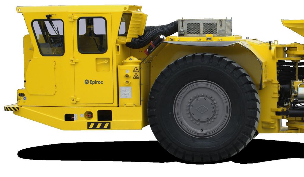 Reliable underground haulage Minetruck MT431B is a high speed, articulated underground truck, featuring state-of-the-art levels of safety, serviceability and operator comfort which results in