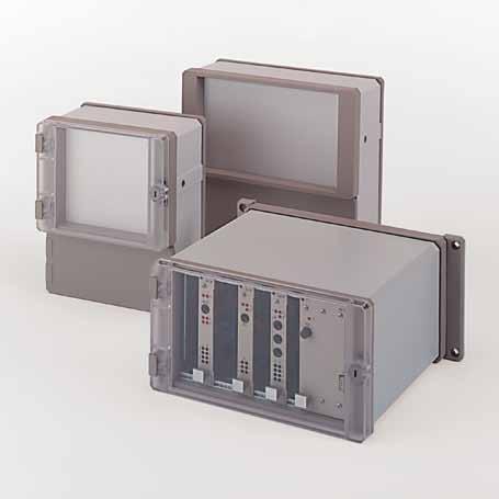 Profitronic 19 / Profitronic 19 universal Enclosure in variable length version using profile technology Standard construction or version with connection compartment Optional Polycarbonate transparent