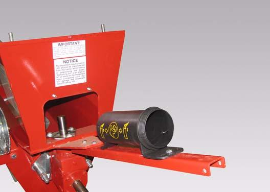 Install the operator and parts manual container (Item 3) onto the PTO hanger (Item )