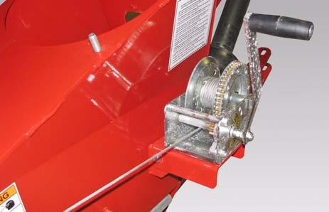 Route the cable over the top of the hand winch drum. Install the cable (Item ) from the inside of the drum through one of the dimpled holes (Item 3) [Figure 90] in the outer plate.