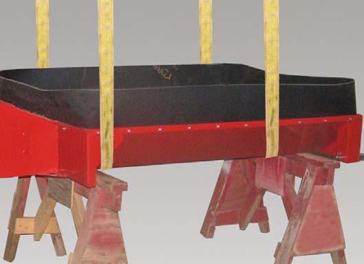 Install two straps (Item ) around the hopper (Item ) [Figure 94]. Connect the straps to an approved lifting device.