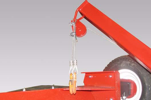 Never touch wire rope or hook while in tension or under load. Never touch wire rope or hook during winching operation. Always maintain a minimum of three wraps of cable on the drum of the winch.