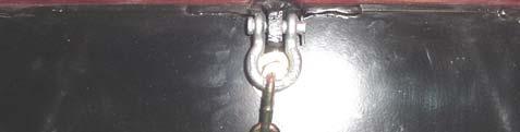 Slip cotter pin into hole on clevis pin and bend back to lock in place. Fig. 8.