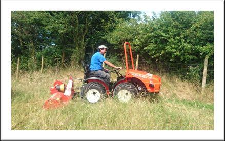 GRASS CUT & COLLECT Flail Collector, cutting