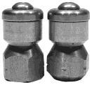 CONNECT NOZZLES ROTARY NOZZLES HARDENED STAINLESS STEEL CONSTRUCTION 0, 15, 25 OR 40