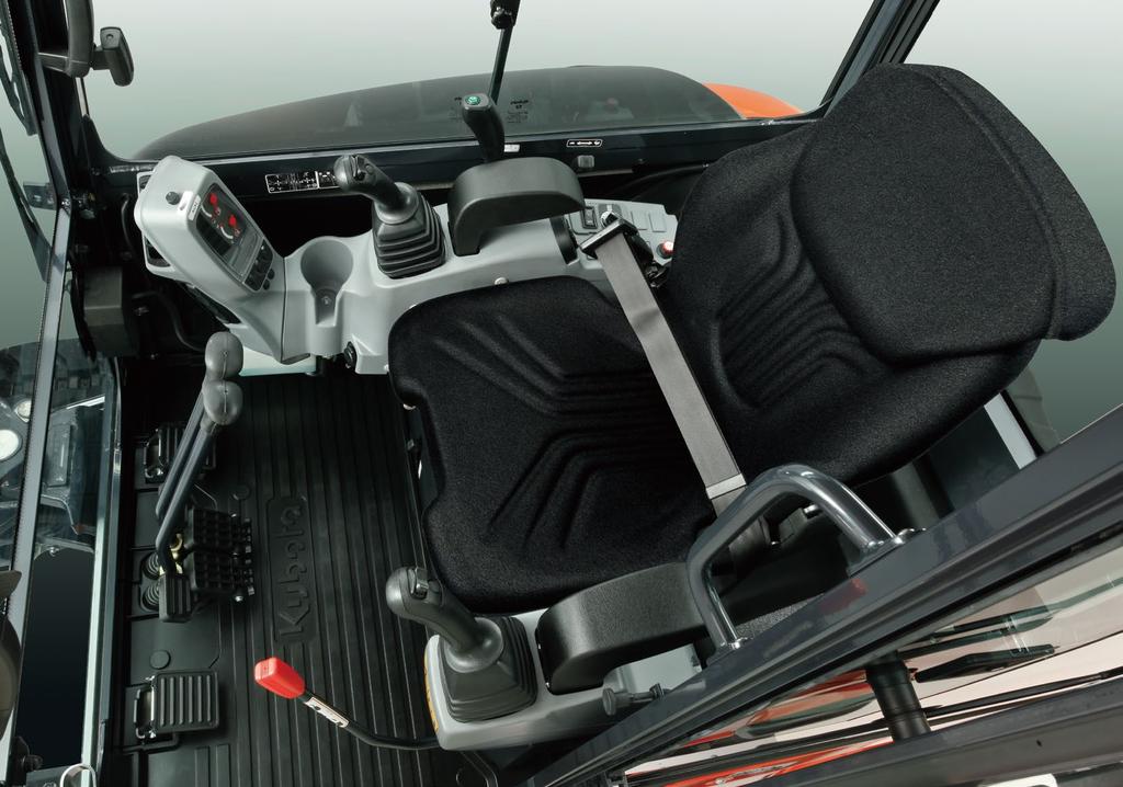 The seat also offers weight compensation and adjustable wrist rests.