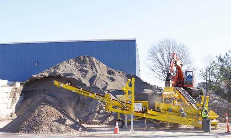 unit Electric externally powered by crusher / gen-set Transport system Trailer mobile Trailer or hook-lift mobile Weight (approx.) 10,500 lbs 10,000 lbs 14,000 lbs 17,500 lbs RM VS60 incl.