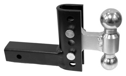 PN 80807 2-1/2 Receiver Clamp (Fits all ROCKSTAR Models) Hardened aluminum clamp with stainless
