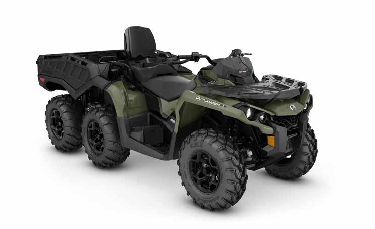 Outlander MAX 6X6 DPS 650 CAN-AM OUTLANDER MAX 6X6 DPS 650 The Outlander MAX 6x6 DPS 650 shares the many of the same features and updates as its larger-bore sibling, but is available in a DPS package