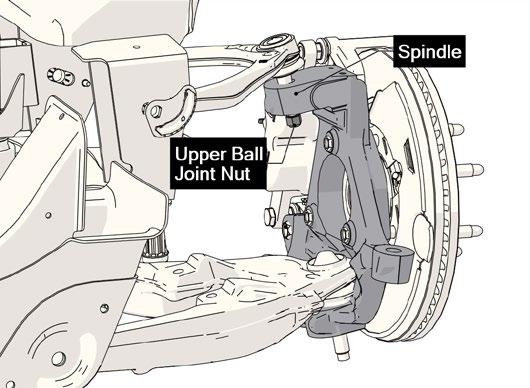 5" lift is desired, finish the installation by completing step 9. If a 2.25" lift is desired, Skip step 9 and complete steps 10-15. 6 9 Reinstall the strut assembly into the vehicle.