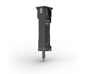 Hydraulic Breakers The HB-Series of hydraulic breakers are optimized to the specific weights of Volvo machines and tailored to Volvo quick couplers for swift, safe and simple attachment
